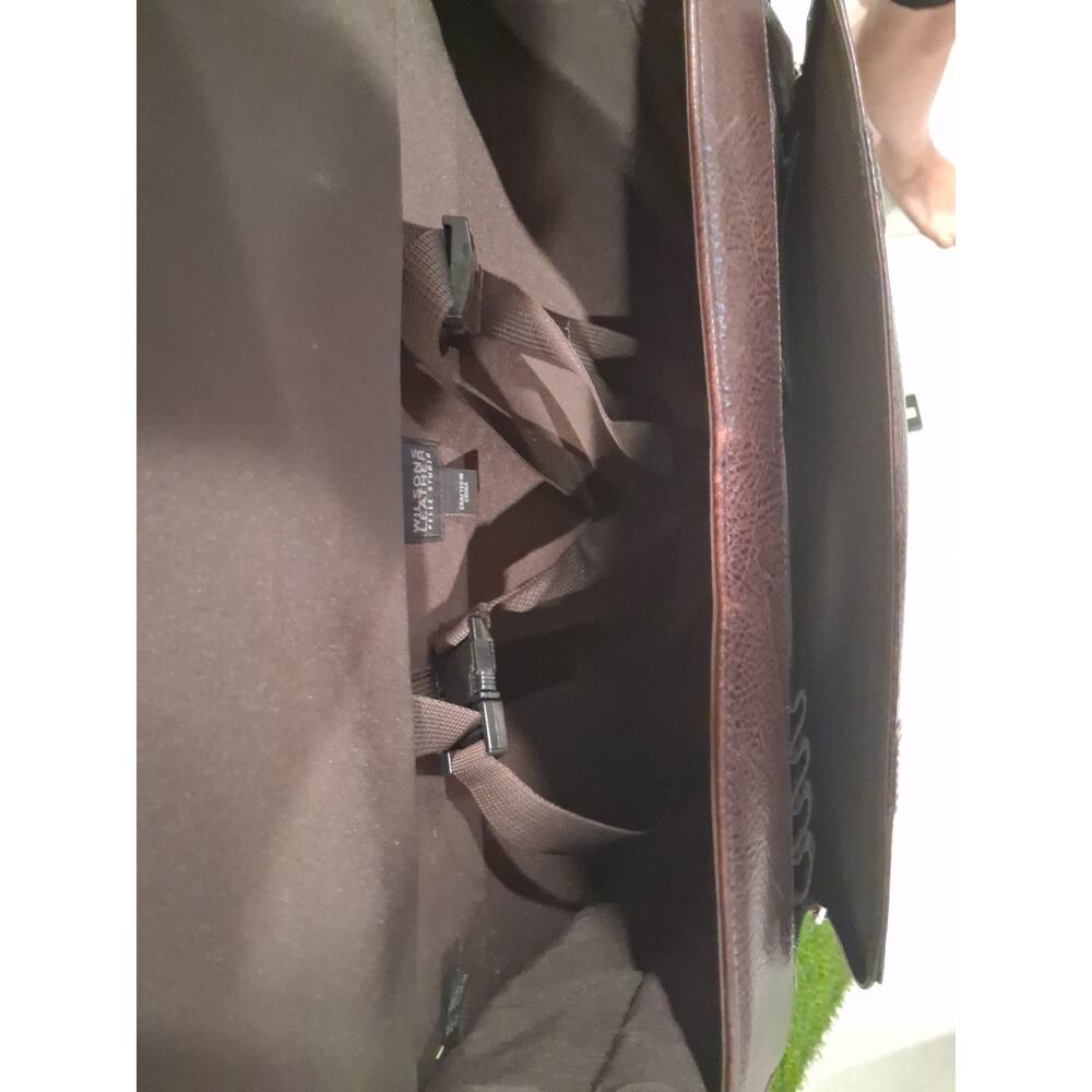 RARE VTG Wilsons Leather Pelle Studio Briefcase Messenger Bag 90s Dark Academia - Picture 15 of 15